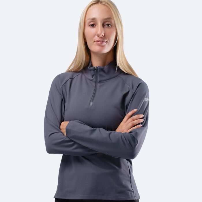 Naiste Motion 1/4 Zip pikavarrukaline särk