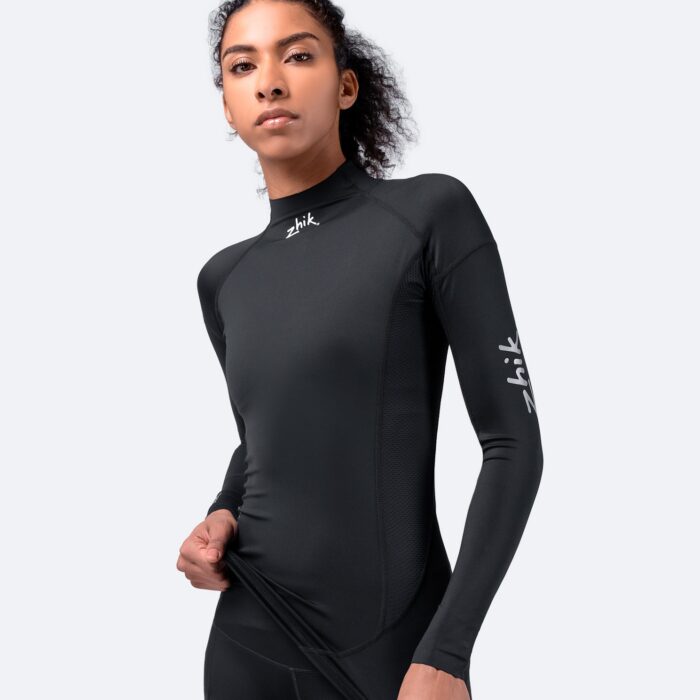 Naiste Eco Spandex pikkade varrukatega Top