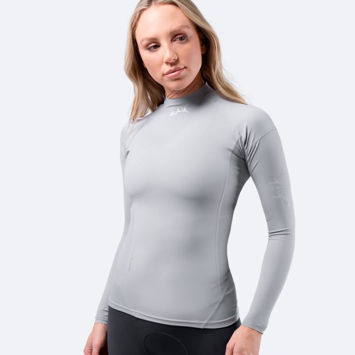 Naiste Eco Spandex pikkade varrukatega Top