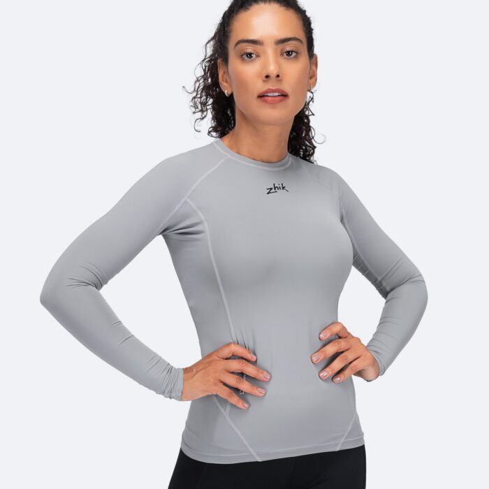 Naiste EcoSpandex pikkade varrukatega top