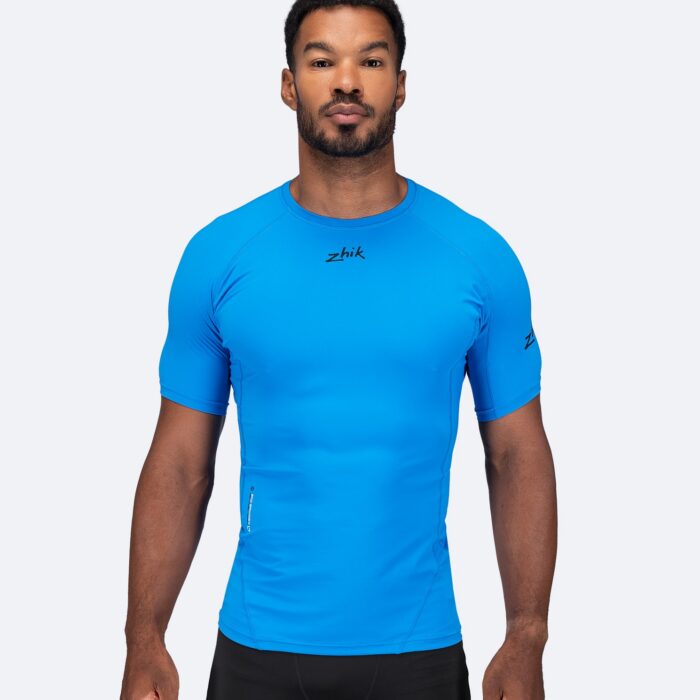 Meeste EcoSpandex lühikeste varrukatega top