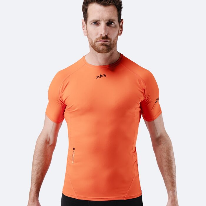 Meeste EcoSpandex lühikeste varrukatega top